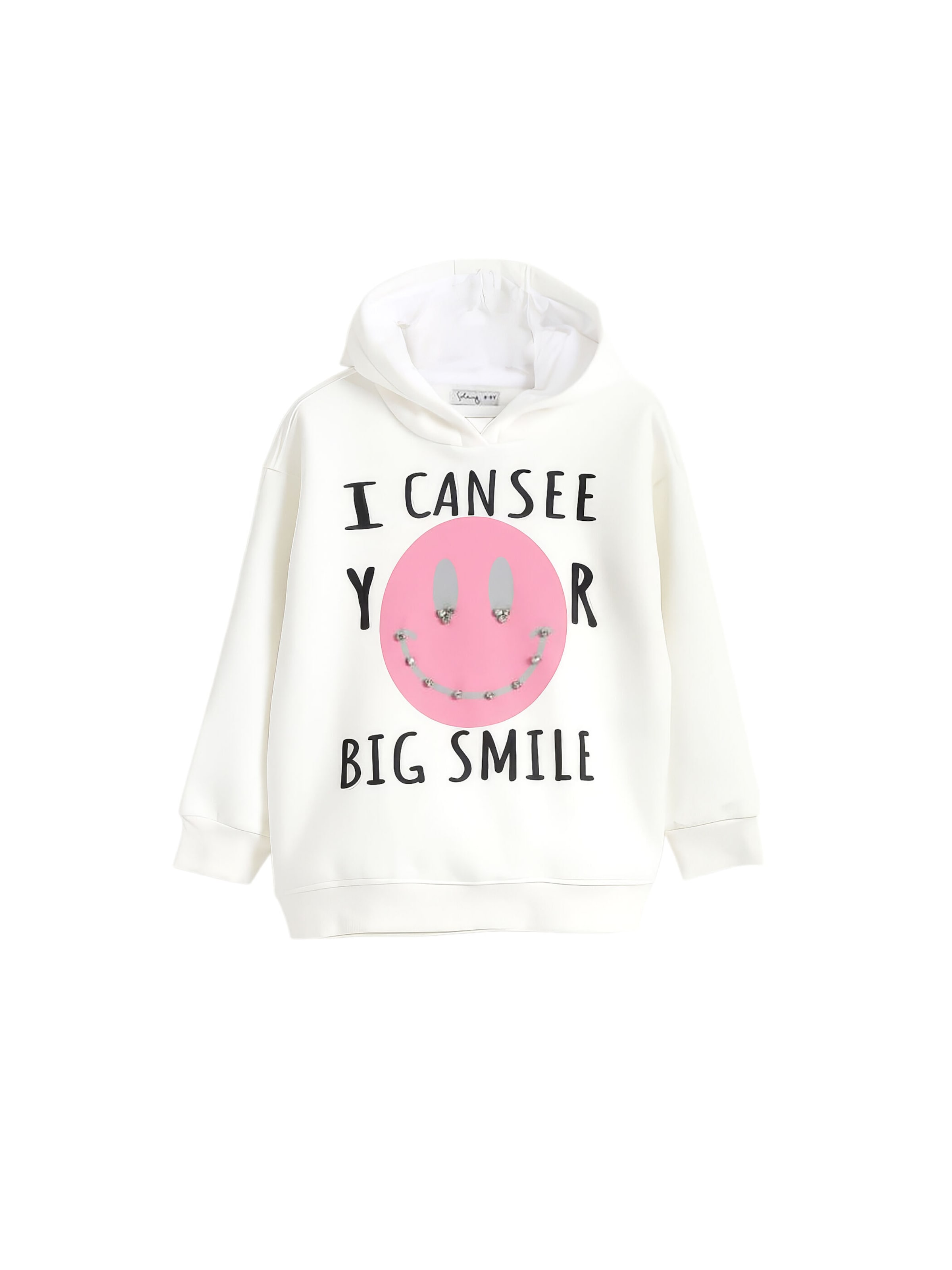 Sweat-shirt Solang en blanc : devant