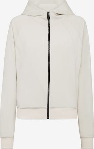 Plein Sport - Sudadera con cremallera en beige: frente