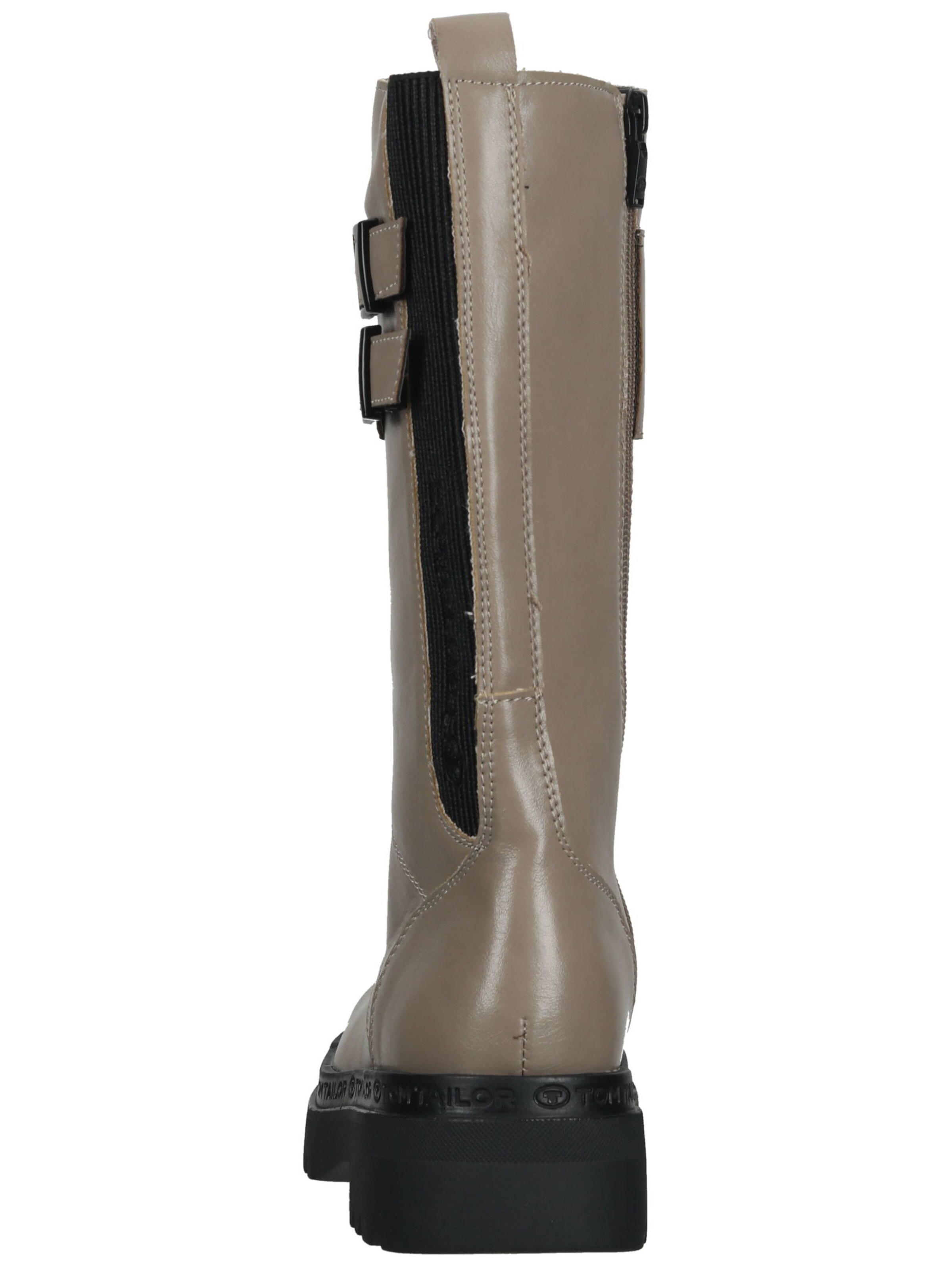 TOM TAILOR Schnürstiefel in Beige