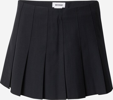 WEEKDAY Skirt in Black: front