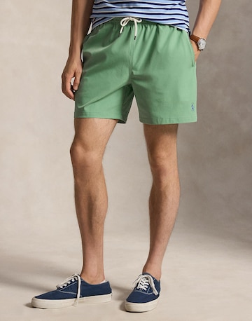 Polo Ralph Lauren Szorty kąpielowe 'Traveler' w kolorze zielony: przód