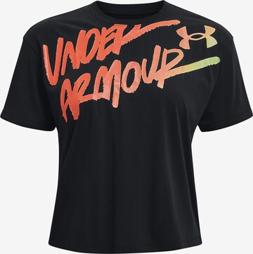 juoda UNDER ARMOUR Sportiniai marškinėliai 'Chroma'