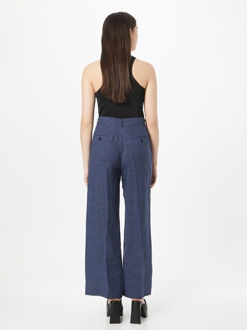 Weekend Max Mara Loose fit Pleated Pants in Blue