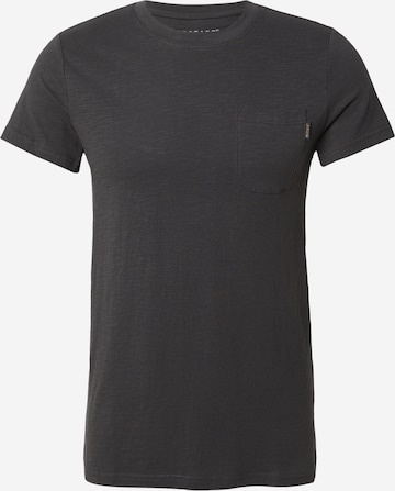 juoda MUSTANG Marškinėliai 'ALLEN': priekis