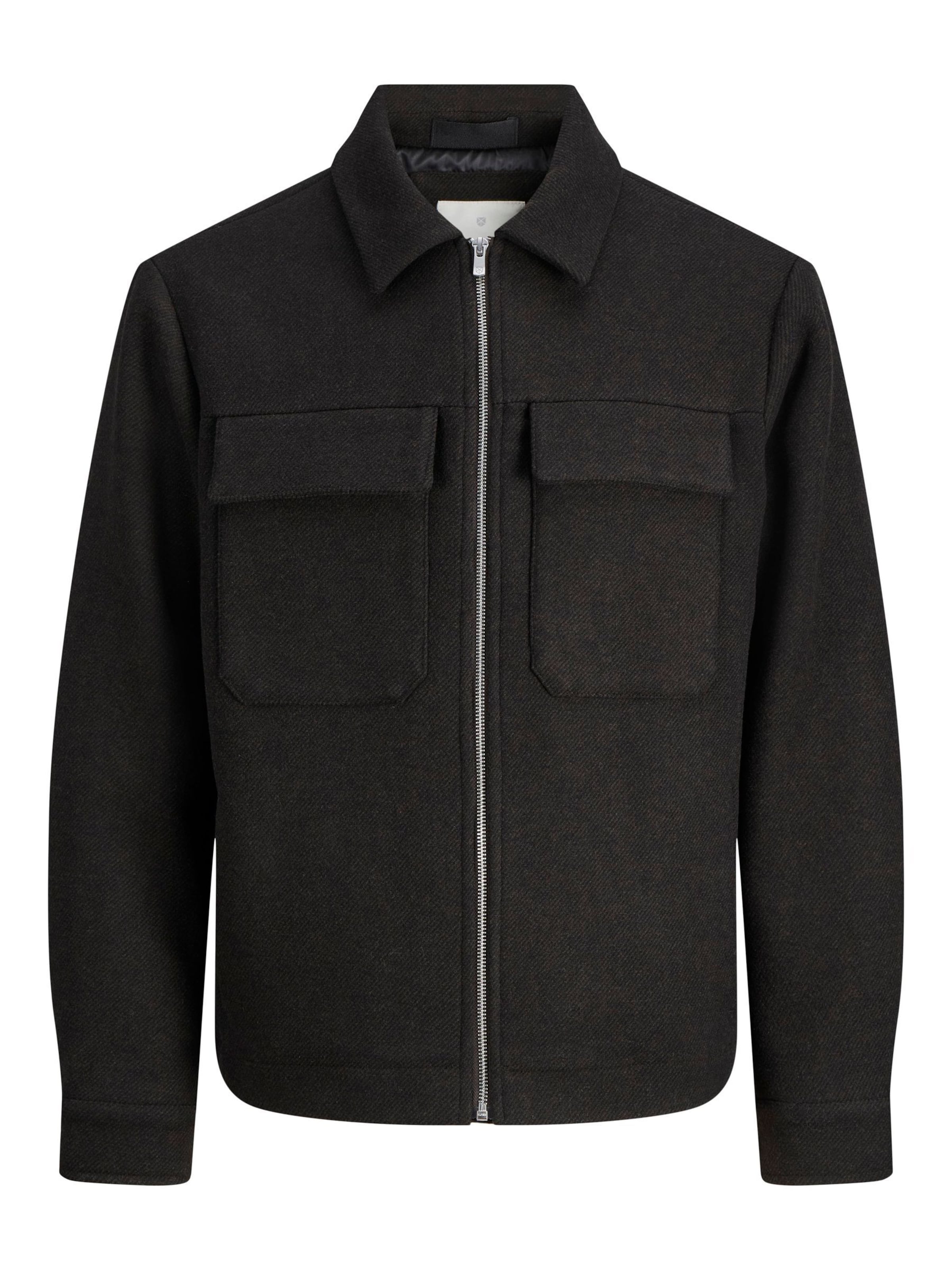 Jack & Jones Premium Преходно яке 'JPRBLURUSSEL' в кафяво: отпред