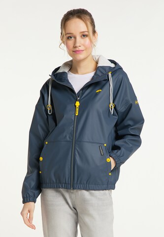 Schmuddelwedda Between-Season Jacket in Blue: front