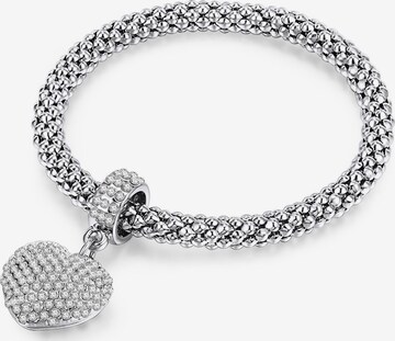 Bracelet Lulu & Jane en argent : devant