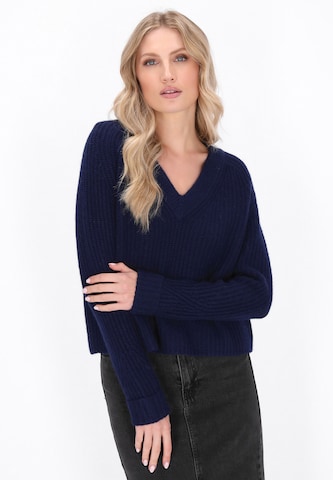 DreiMaster Vintage Sweater in Blue: front