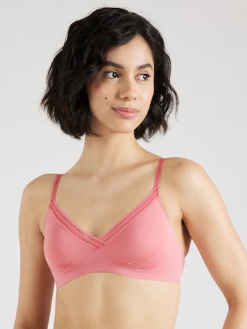 SLOGGI Triangle Bra 'BODY ADAPT Twist' in Pink: front