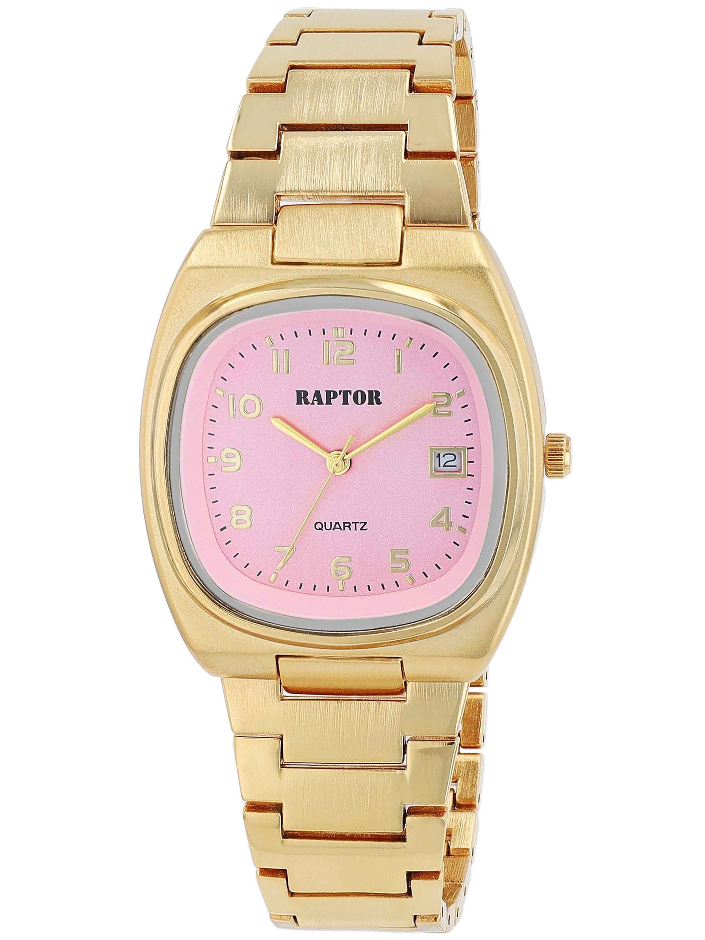 Raptor Analog Watch 'Datumsanzeige' in Gold