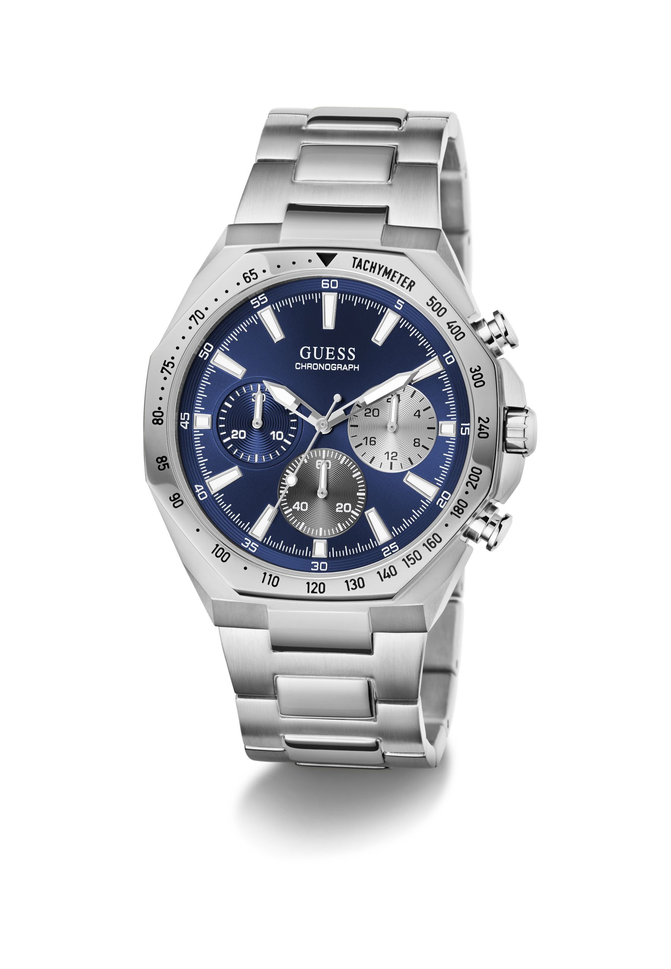 Orologio analogico ' BLAKE ' di GUESS in argento
