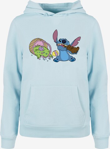 ABSOLUTE CULT Sweatshirt 'Lilo And Stitch - Easter' in Blauw: voorkant