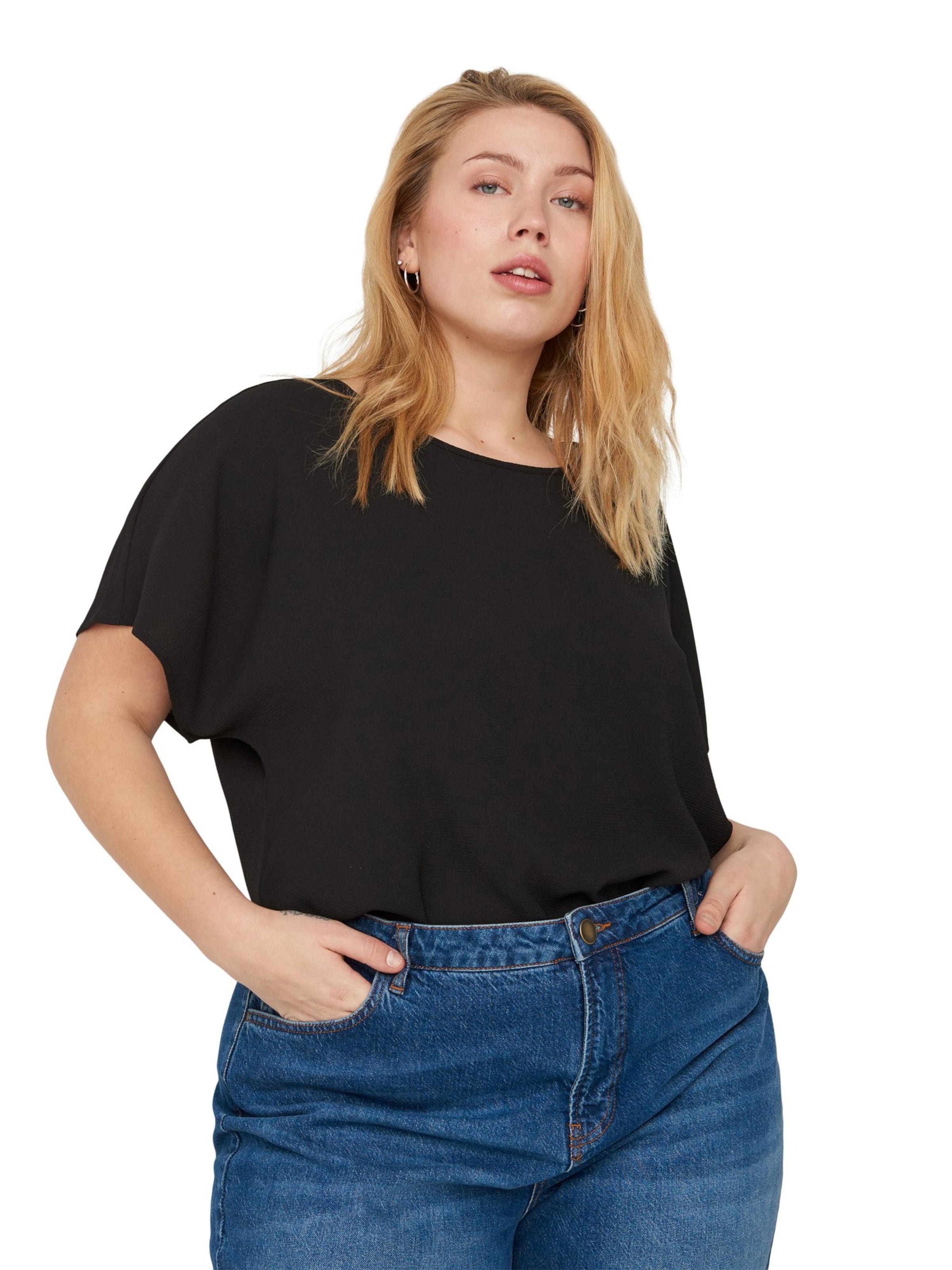Zizzi - Blusa 'Vanni' em preto
