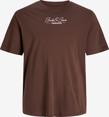 Jack & Jones Plus - Camisa 'JPRBLALUCAS' em castanho: frente