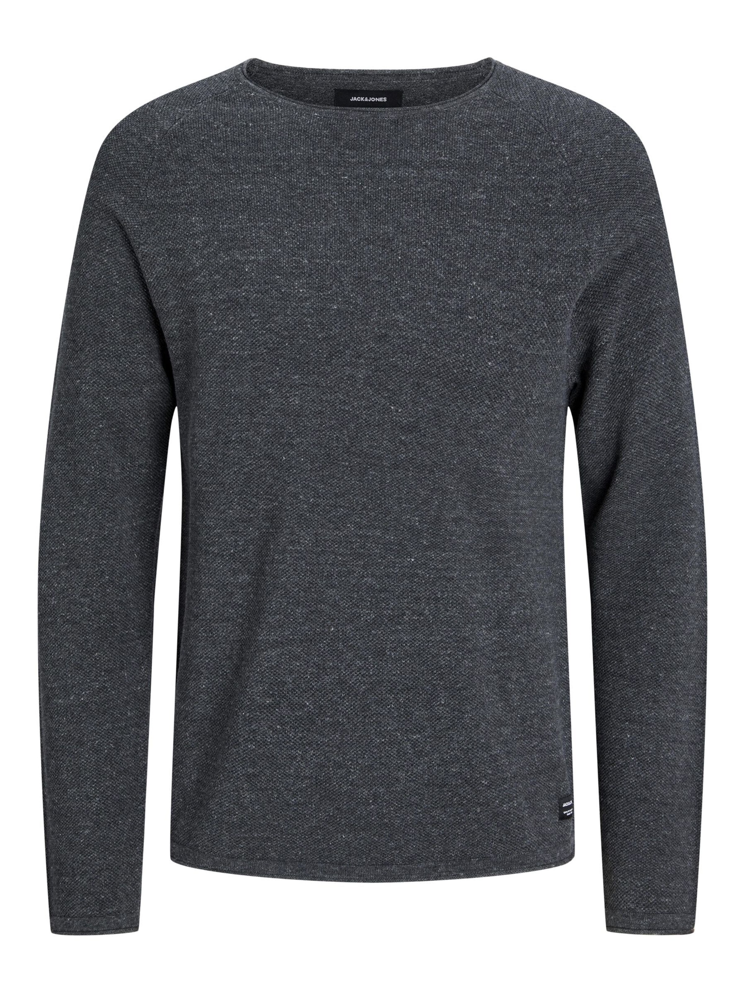 Pull-over 'JJEHill' JACK & JONES en gris : devant