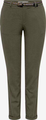 Pantalon chino 'BIANA-MAREE' ONLY en vert : devant