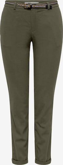 ONLY Pantalon chino 'BIANA-MAREE' en vert foncé, Vue avec produit