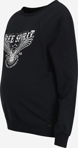 LOVE2WAIT Sweatshirt 'Free Spirit' in Grijs: voorkant