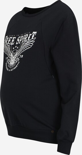 LOVE2WAIT Sweatshirt 'Free Spirit' in de kleur Antraciet / Wit, Productweergave