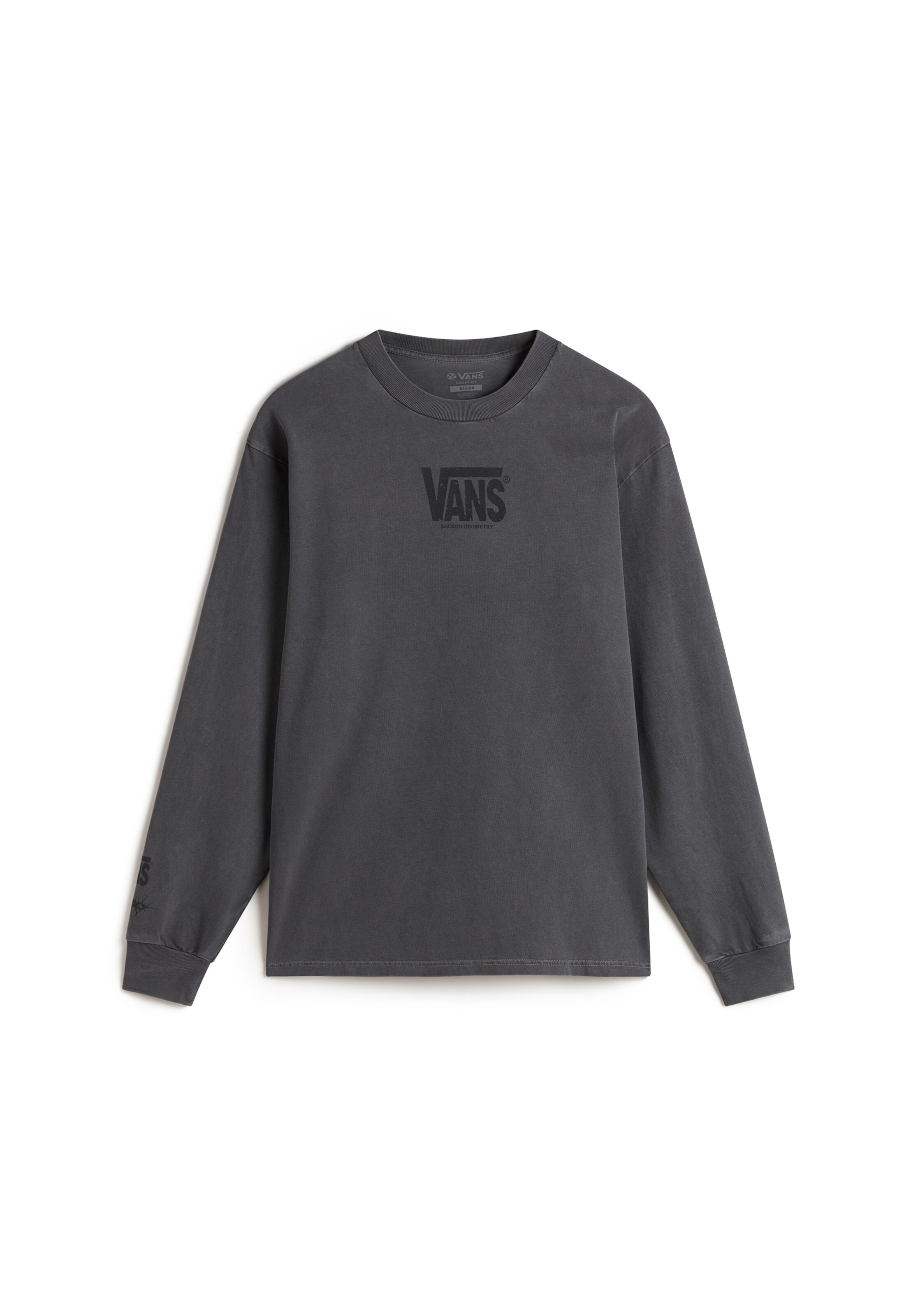 VANS Футболка в Серый: спереди