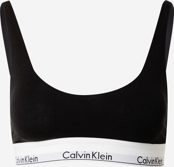 Calvin Klein Underwear Korzetová Podprsenka – černá: přední strana