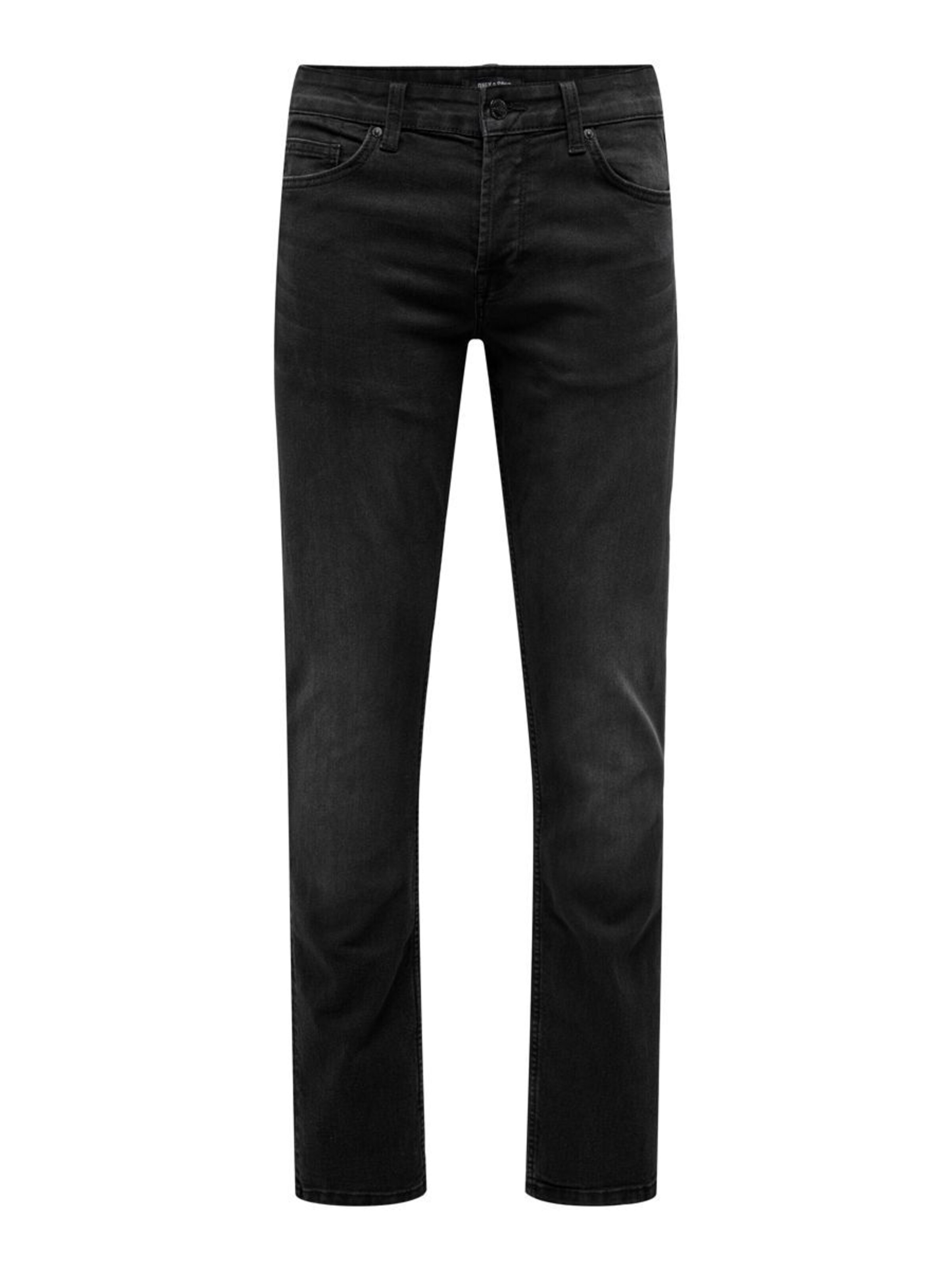 Only & Sons Slimfit Jeans 'OnsLoom' in Schwarz: Vorderseite