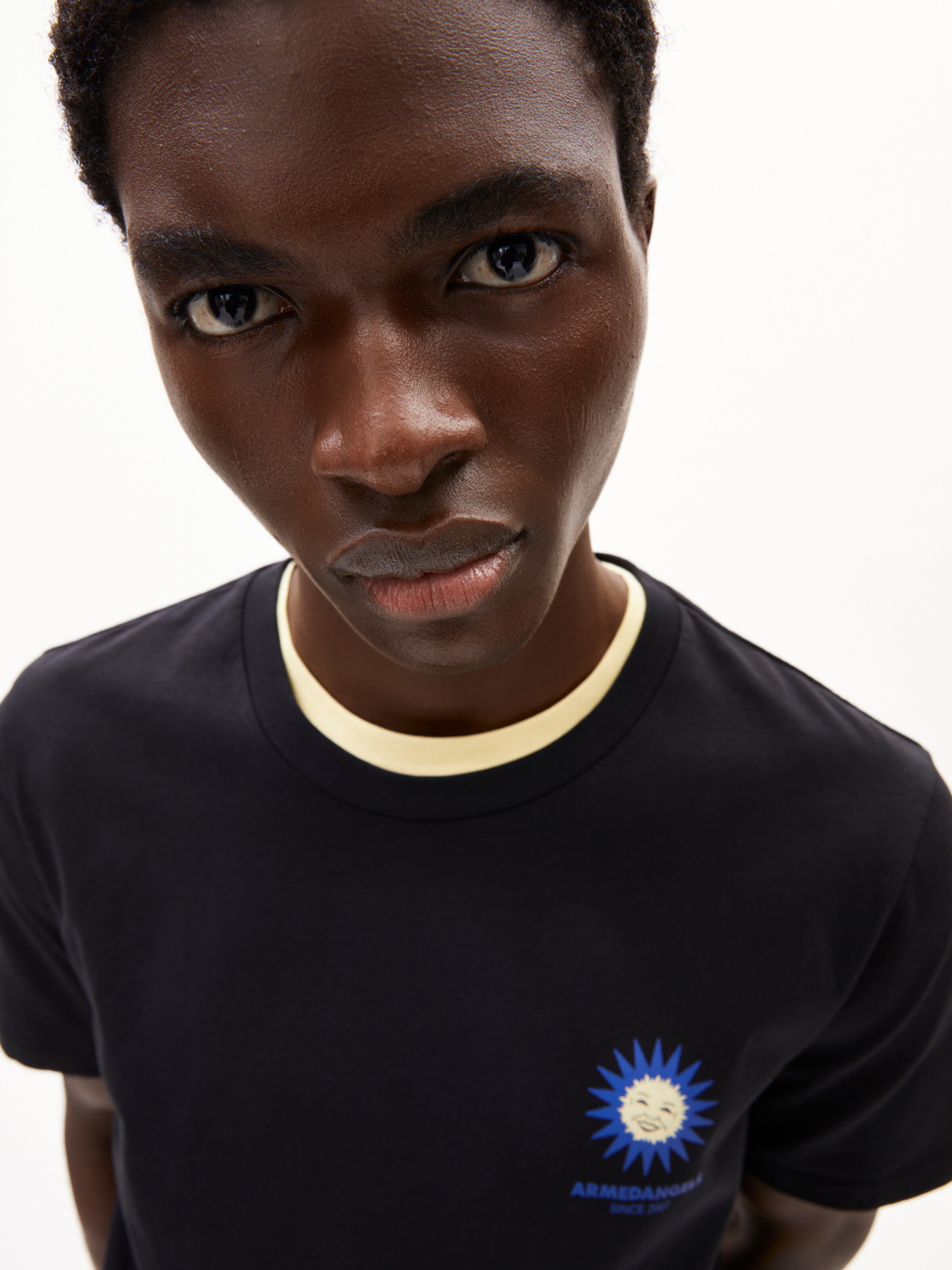 ARMEDANGELS Shirt ' JAAMES COLORED ' in Black