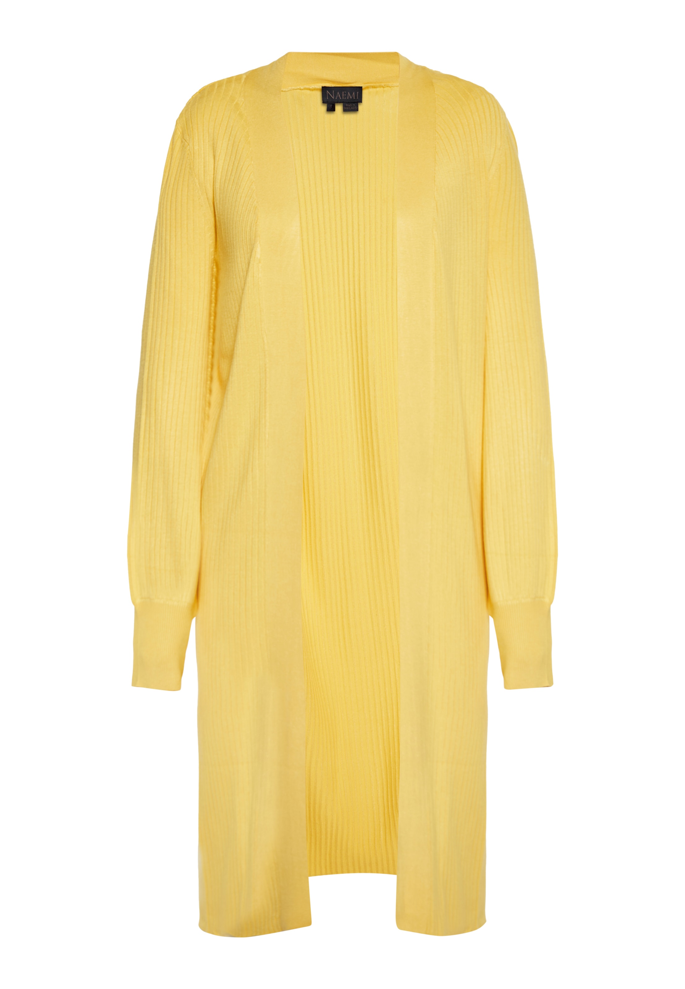 NAEMI Strickjacke in Gelb: Vorderseite