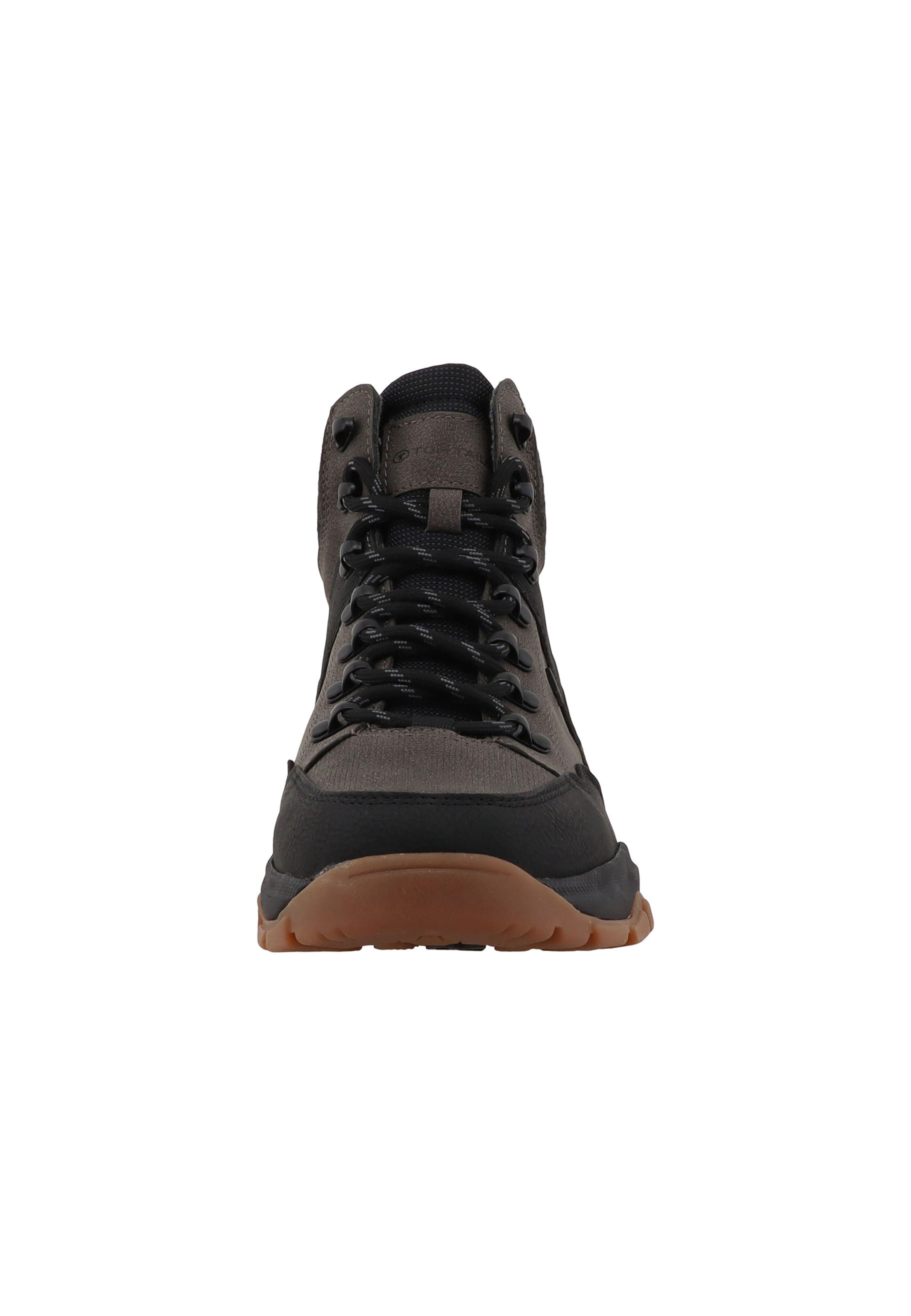 TOM TAILOR Schnürboots in Grau