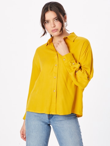 Camicia da donna di UNITED COLORS OF BENETTON in giallo: frontale