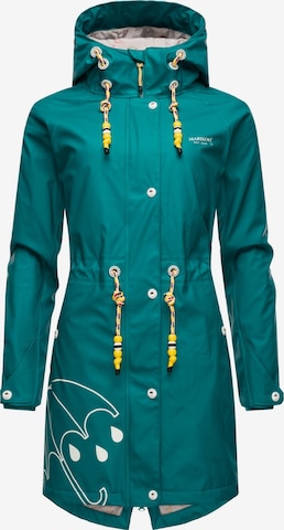 MARIKOO Raincoat in Green: front