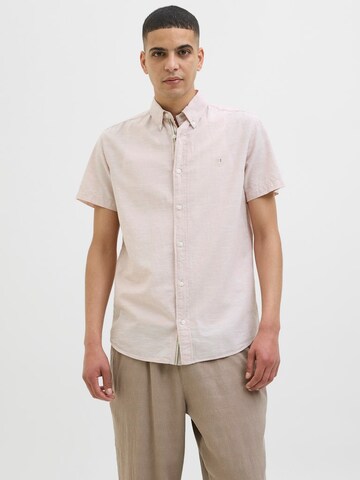 Jack & Jones Premium Средняя посадка Рубашка 'JPRBLUSUMMER' в Ярко-розовый: спереди