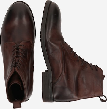 Hudson London Lace-Up Boots in Brown