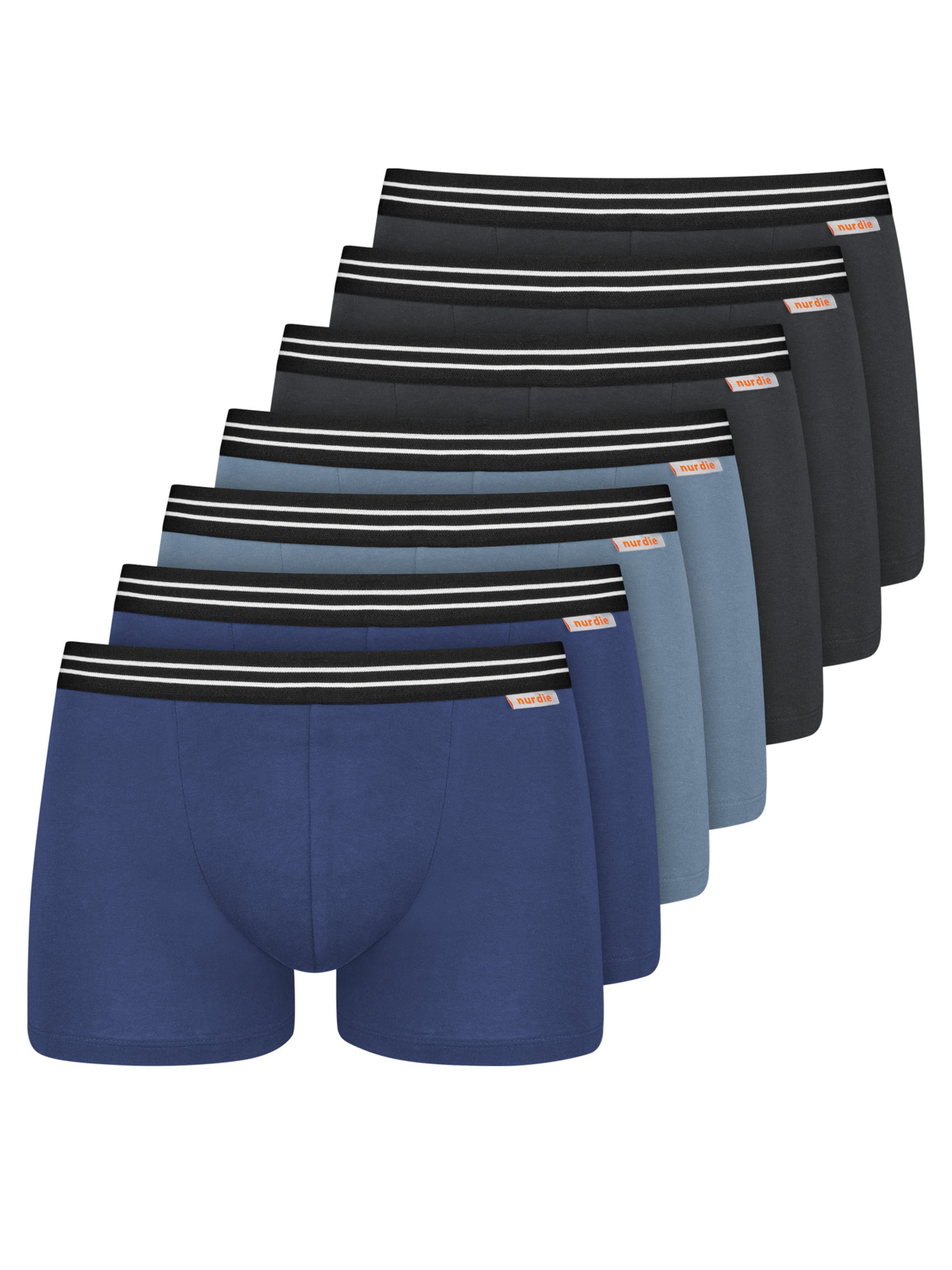 Boxers ' Cotton Stretch ' Nur Die en bleu : devant