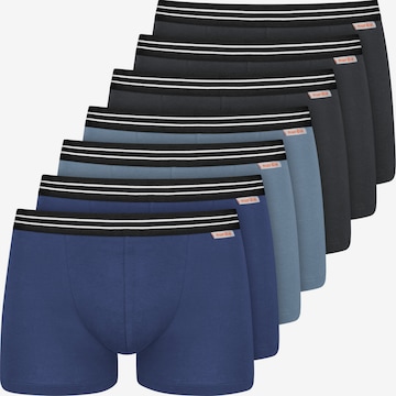Boxers ' Cotton Stretch ' Nur Die en bleu : devant