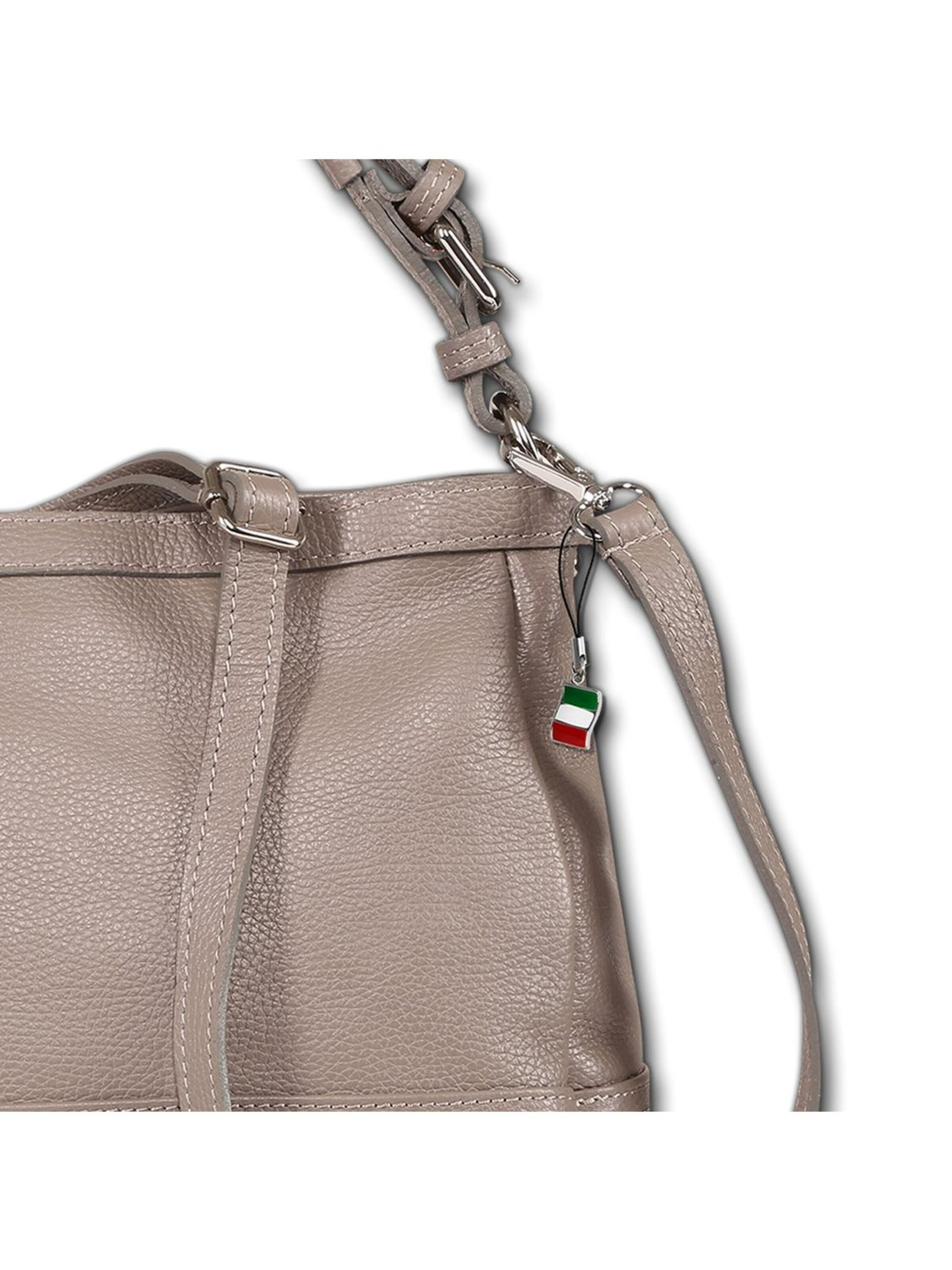 Florence Schoudertas in Grijs