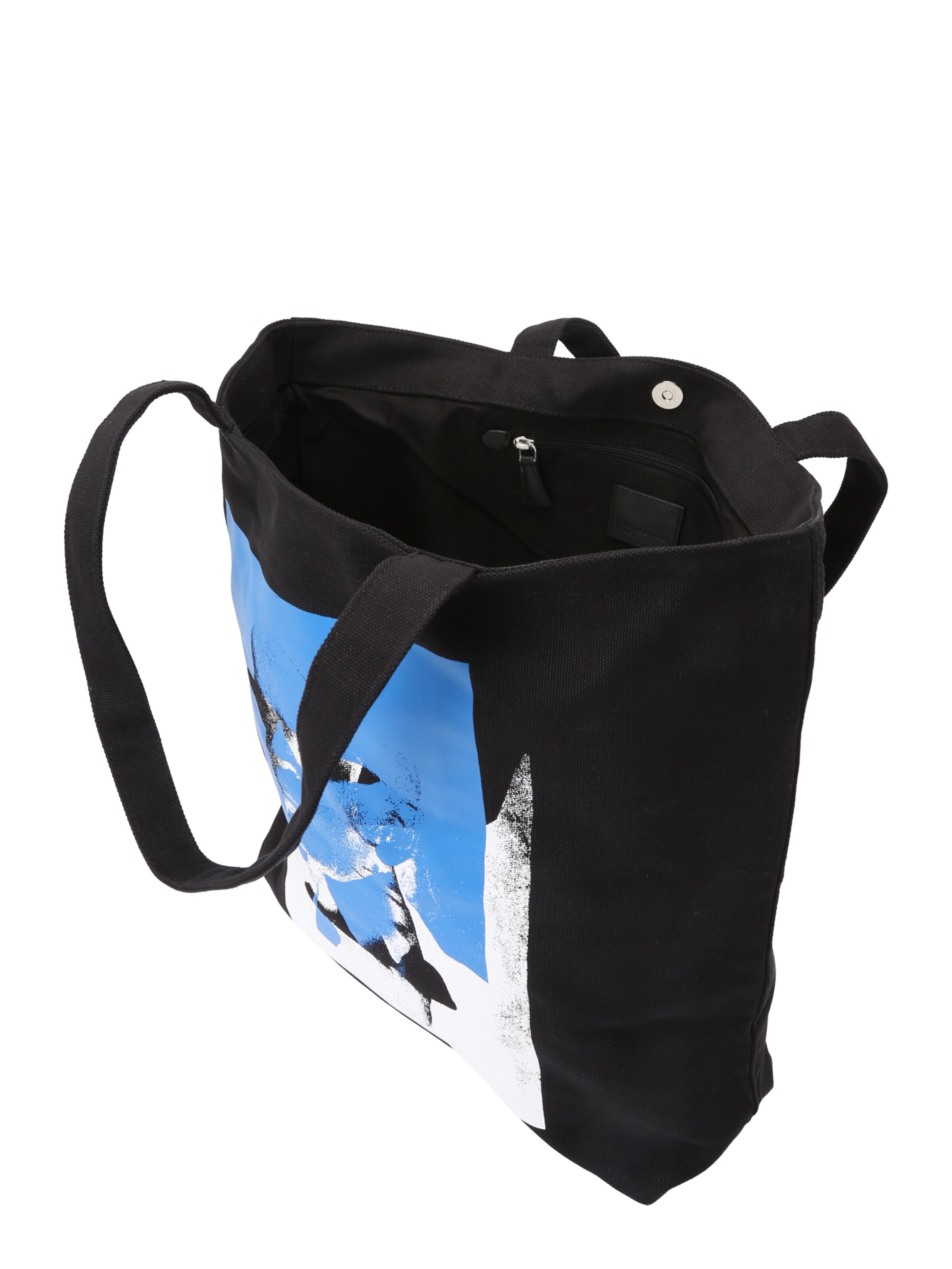 KARL LAGERFELD JEANS Μεγάλη τσάντα σε μαύρο: κορυφή