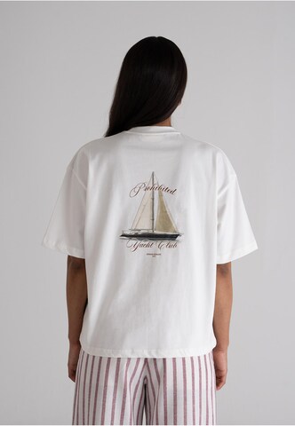 T-Shirt 'Yacht' Prohibited en beige