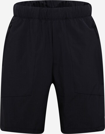 ADIDAS SPORTSWEAR Regular Workout Pants in Black: front