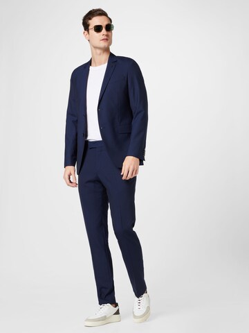 Coupe slim Veste de costume Karl Lagerfeld en bleu