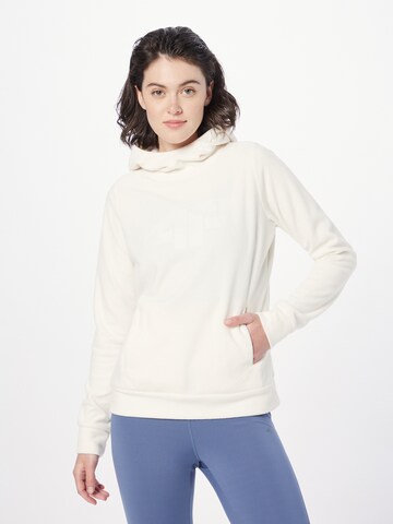 4F Sportief sweatshirt in Beige: voorkant