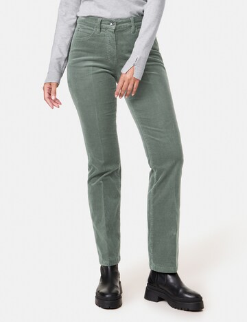 GERRY WEBER Flared Hose 'Mar꞉lie' in Grün: Vorderseite
