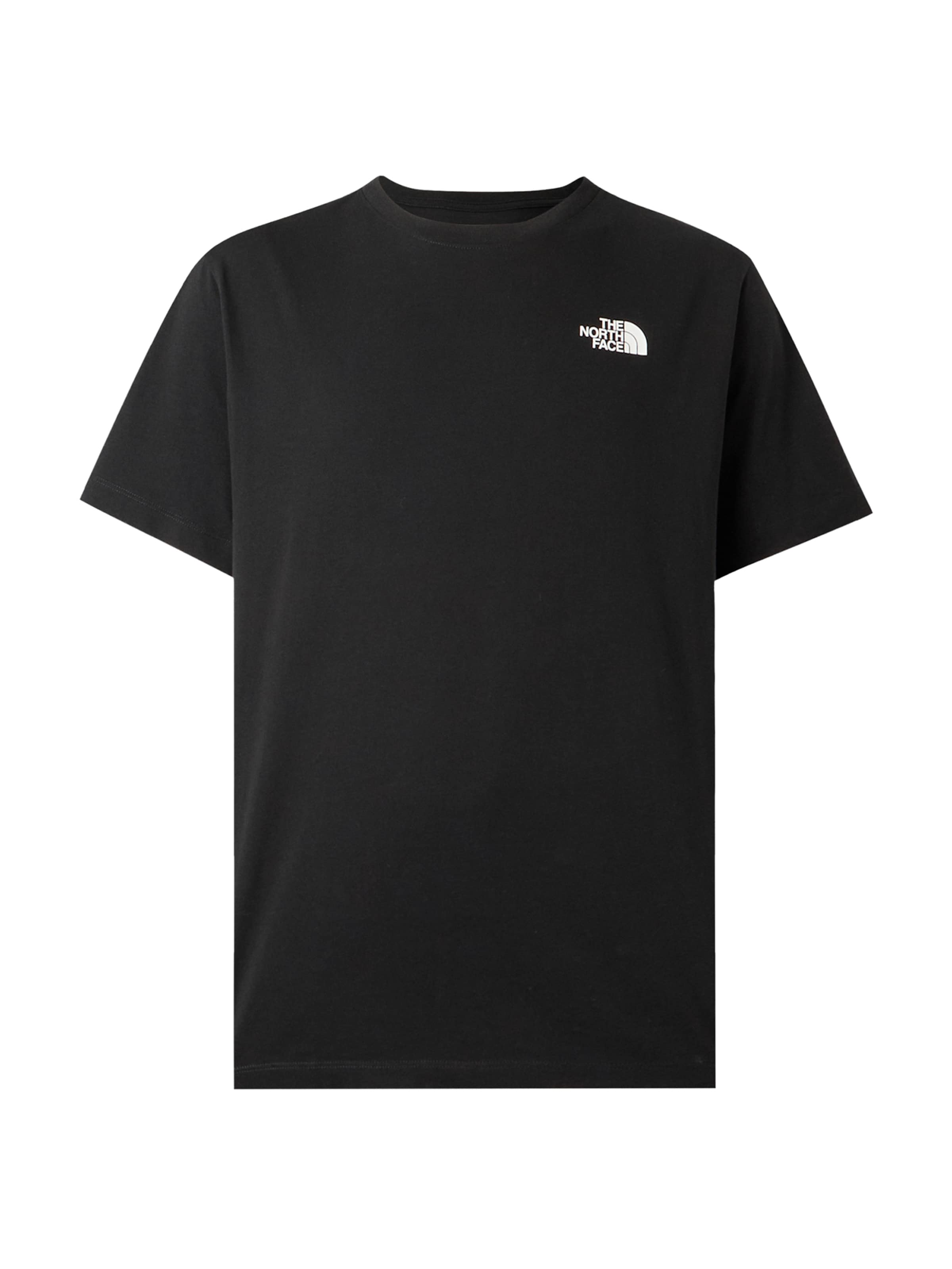 THE NORTH FACE Μπλουζάκι σε μαύρο: μπροστά