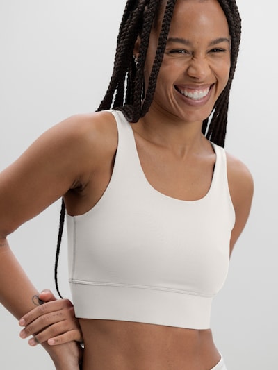 Reggiseno sportivo 'Bustier' in XS Hey Honey di colore offwhite, Visualizzazione prodotti