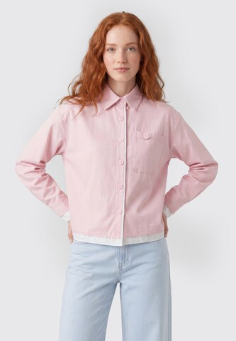 MYMO Blouse in Pink: front