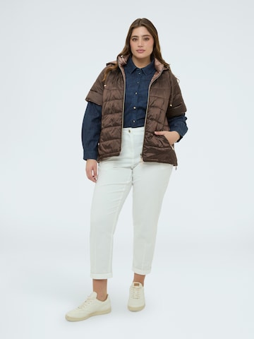 Fiorella Rubino Winterjas in Bruin