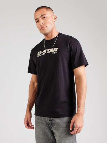 T-Shirt G-STAR en noir : devant