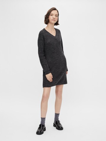 PIECES Knitted dress 'Ellen' in Grey