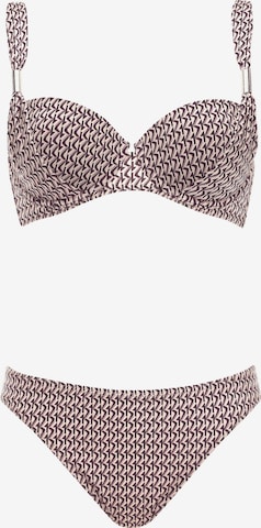 OLYMPIA T-Shirt Bikini in Rot: Vorderseite