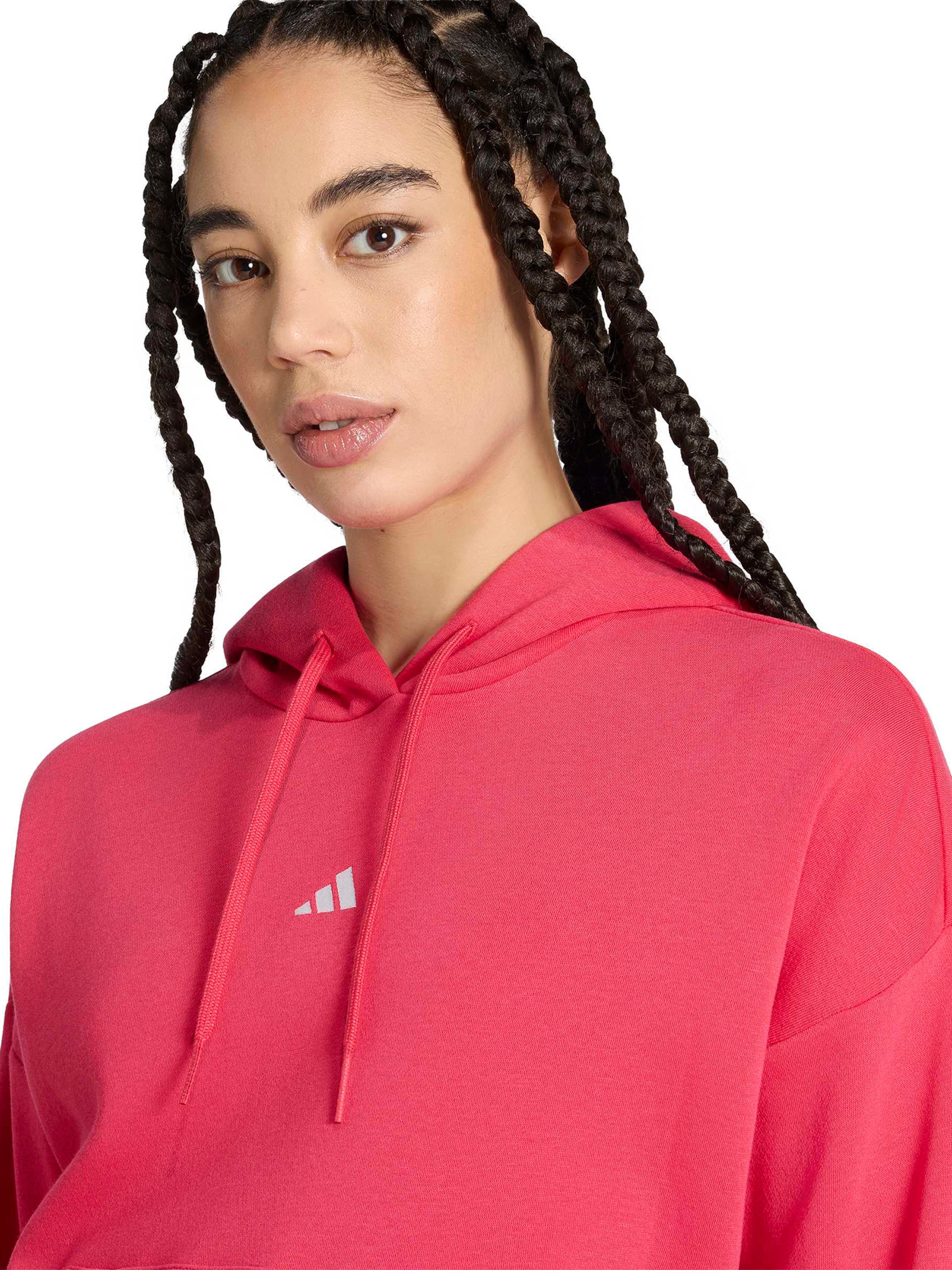 ADIDAS SPORTSWEAR Αθλητική μπλούζα φούτερ 'Essentials' σε ροζ
